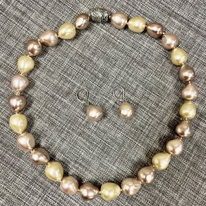 Premier Designs choker and earrings